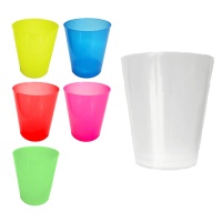 Copos largos de cores sortidas 500 ml - Silvex - 4 unidades.