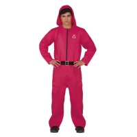 Fantasia de supervisor de Squid Game para homem