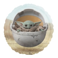 Balão redondo de Baby Yoda The Mandalorian de 43 cm - Anagram
