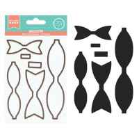 Conjunto de corte e vinco para laço - Happy cut Artemio - 6 pcs.