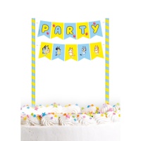 Topo de Bolo de Festa Bluey - Amscan