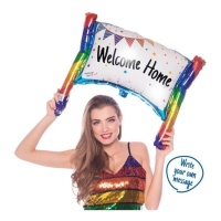 Balão de boas-vindas personalizável 70 x 50 cm - Folat
