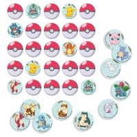 Jogo de memória Pokemon - 32 peças