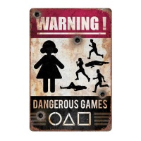 Cartaz Jogos Perigosos 36 x 24,5 cm