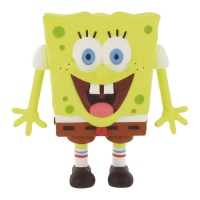 Figura para bolo de Bob Esponja sorriso de 7 cm - 1 unidade