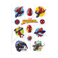 Bolachas comestíveis recortadas Homem-Aranha Zero - Dekora - 12 unid.