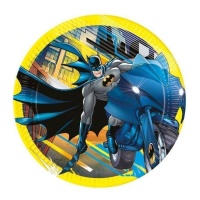 Pratos Batman 23 cm - 8 peças