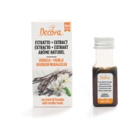 Extrato de Baunilha Natural Bourbon Madagáscar 20 ml - Decora