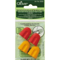 Protetor de pontas para agulhas circulares de 5 a 10 mm - Clover - 2 pares