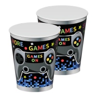 Copos para videojogos Game On 270 ml - 8 unidades