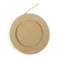 Pendente moldura redonda em papel maché de 9 cm - Innspiro