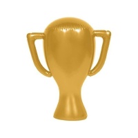 Troféu insuflável dourado 45 cm