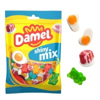 Saco sortido de gomas de mistura brilhante sem glúten - Damel - 80 gramas