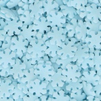Floco de neve azul salpica 50 gr - FunCakes