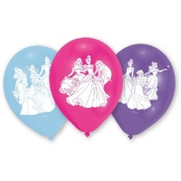 Disney Princess Latex Balloons 22,8 cm - Amscan - 6 pcs.