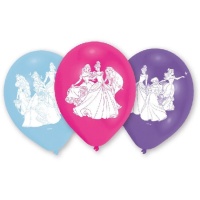 Balões de látex Disney Princess 22,8 cm - Amscan - 6 unid.