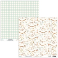 Papel para scrapbooking da Little one love - Papéis Mintay - 1 folha