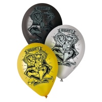 Balões Harry Potter preto e dourado - Ciao - 10 unid.