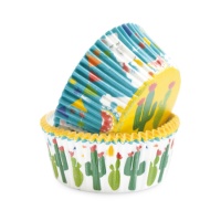 Cápsulas para cupcakes com chama - Scrapcooking - 36 unidades