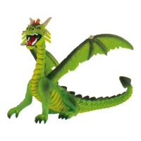 Topo de bolo dragão verde sentado 9 x 13 cm - 1 unidade