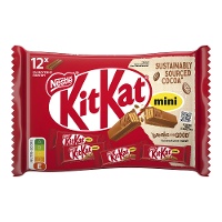 KitKat de chocolate com biscoito mini - Nestlé - 12 unidades