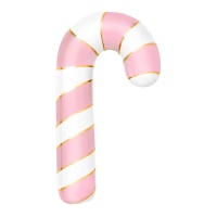Balão bengala doce cor-de-rosa 75 cm