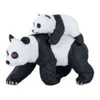 Panda e bebé 9 cm para topo de bolo