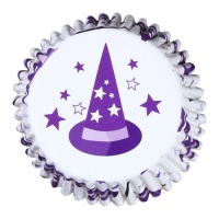 Cápsulas para cupcakes chapéu de bruxa - PME - 30 unidades