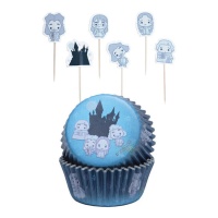 Cápsulas para cupcakes com picaretas de fantasmas de Hogwarts - 24 unid.