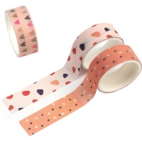 Fita Washi com desenhos nus 3 m - 3 unidades