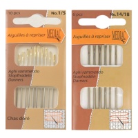 Agulhas de cerzir de diferentes espessuras - Mediac