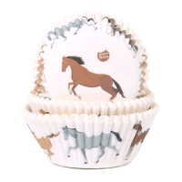 Forminhas para cupcakes de Cavalos - House of Marie - 50 unidades