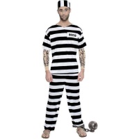Fato de prisioneiro com tatuagens para homem