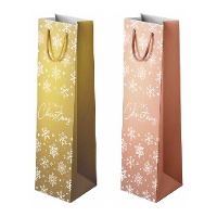 Saco para vinho de 35 x 10 x 8 cm da Golden Snow - 1 unidade