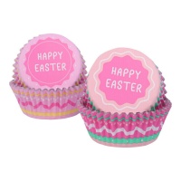 Cápsulas para Cupcakes Feliz Páscoa - PME - 60 unid.