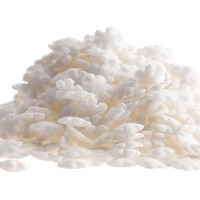 Floco de neve de Natal branco salpica 1 kg - Dekora