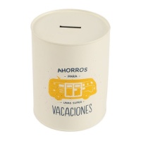 Porquinho mealheiro de metal Super Holiday Savings - DCasa