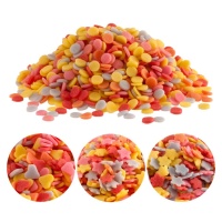 Polvilha de forma multicolorida 1 kg - Dekora