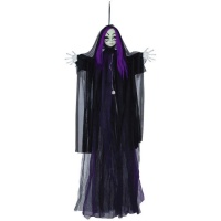 Pendente boneca verde com luz - 1,20 m