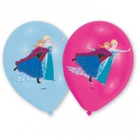 Balões de látex de Frozen de 27,5 cm - Amscan - 6 unidades