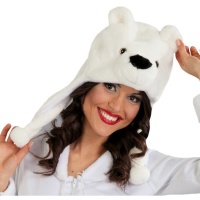 Chapéu de urso polar 52 cm