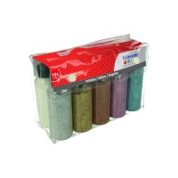 Conjunto de purpurinas em pó 40 gr - 10 unid.