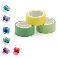 Washi tape tricolor 3 m - 3 unidades