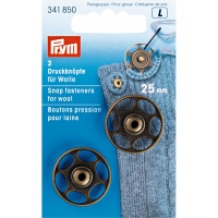 Botões de pressão de 2,5 cm para lã - Prym - 2 pares