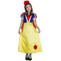Fantasia de princesa da floresta com maçã para menina