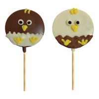 Chick chocolate lollipop 30 gr - 1 unid.