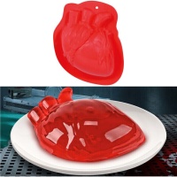 Molde de gelatina coração 16 x 12 cm - 1 cavidade