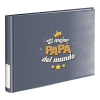 Álbum de fotografias de O melhor papá autocolante do mundo