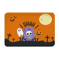 Bandejas de cemitério laranja de 25 x 34 cm - 2 unidades