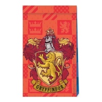 Sacos de papel das Casas de Hogwarts de Harry Potter - 4 unid.